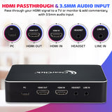 4K HD Video Capture Box Extreme | Capture & Live Stream HD Video | True 4K60 HDR Recording | HDMI Input & Pass Through | USB Plug & Play