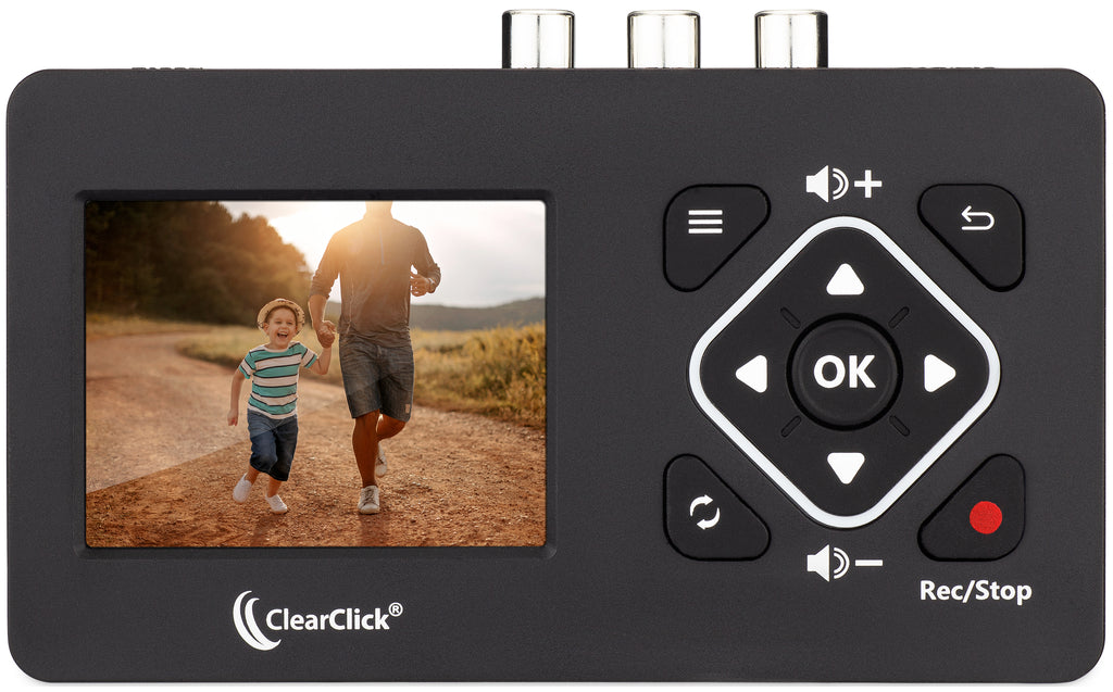 ClearClick Convertisseur AV vers HD et enregistreur 2.0 (deuxième  génération) – Adaptateur AV RCA vers HDMI pour convertir et enregistrer des  vidéos – pour magnétoscope, VHS, DVD, caméscope, Hi8, jeu : :  Électronique