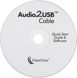 Audio2USB™ Cable | Record Audio & Music From 1/8" (3.5mm) Audio Sources