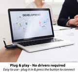 Present+Share Mini | Wireless Presentation System for Laptops, PC, HDMI, Smartphones | Transmit to TV, Monitor, or Projector