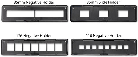 Extra Slide and Negative Holders for QuickConvert 2.0 (Set of Film Holders for 35 Slides/35mm Negatives/110 Negatives/126 Negatives)