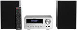 SoundBeast® CD Player Radio Stereo Shelf System with Two 30W Bookshelf Speakers | Bluetooth, Optical, & Aux Input | FM Radio | USB Playback | Alarm Clock | Remote Control
