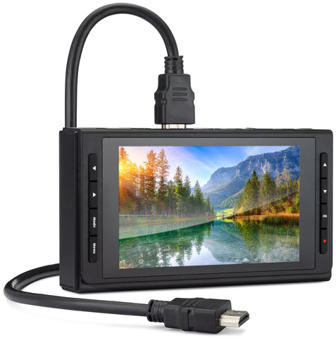 SoundBeast 4K HD Video Capture Box | Capture or Live Stream Video (with Audio) from HDMI, AV, VHS, VCR, DVD, Camcorders, Hi8, MiniDV | 5" Preview LCD & Speaker | No Computer Required