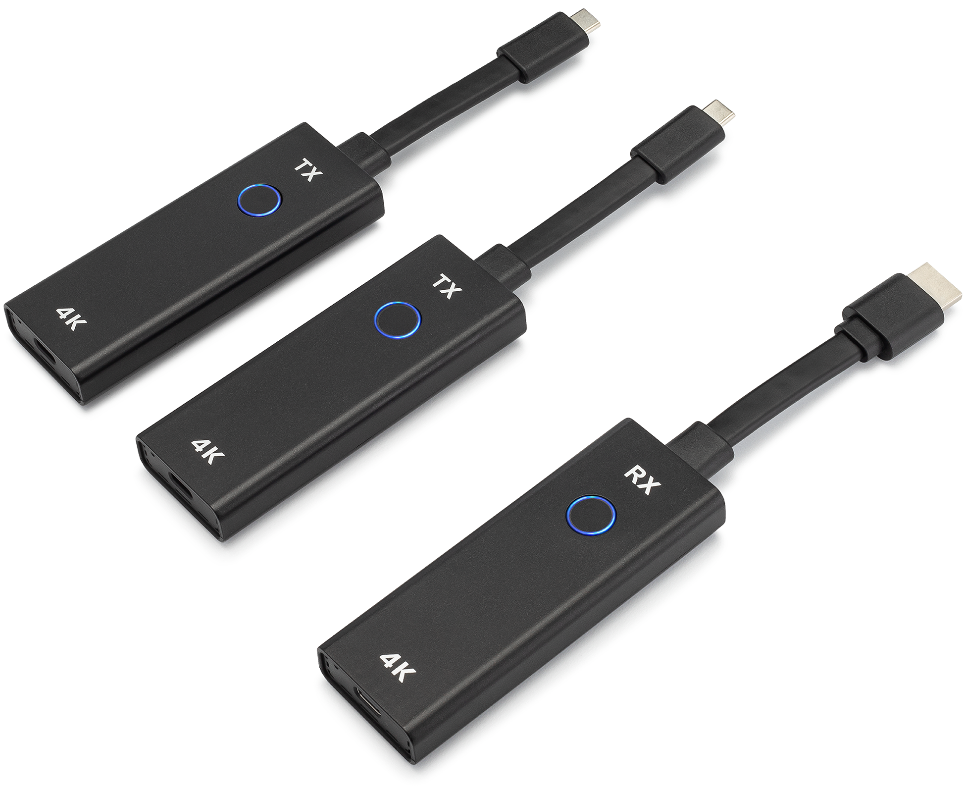 Computer With Transmit Button Present+Share (4K USB-C Edition) | Wireless Presentation & Video Broad ...