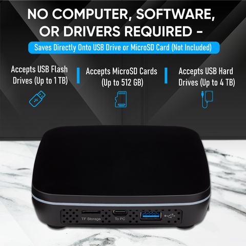 4K HD Video Capture Box 2.0 (Second Generation) | Record Audio and 4K HD Video Capture Box 2.0 (Second Generation) | Record Audio and