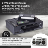 SoundBeast Video Capture Box 2.0 | Record Video & Audio from VCR, VHS, AV, RCA, S-Video, Hi8, Camcorder, DVD, Cassette Tape Players, Stereos, Turntables