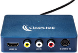 Video2USB 1080P Audio Video Capture & Live Streaming Device | Input 4K HDMI, AV, RCA, S-Video (VCR, VHS, Camcorder, Video8, Hi8, DVD, Gaming Systems) | USB-C Plug & Play