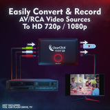 AV2HD Converter 2.0 (Second Generation) | Convert & Record Video from AV RCA Composite Video to HDMI 1080P