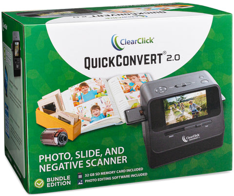 QuickConvert® 2.0  Scan Photos, Slides, & Negatives To Digital at