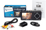 Video2Digital® Converter 2.0 (Second Generation) | Capture Video From VCR's, VHS Tapes, Hi8, Camcorder, DVD, & Gaming Systems - No Computer Required