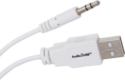 Audio2USB™ Cable | Record Audio & Music From 1/8" (3.5mm) Audio Sources