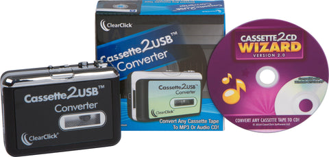 Cassette2USB™ Converter | Transfer Any Cassette Tape To Digital MP3 or CD