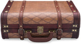 Vintage Wooden Suitcase Turntable with Bluetooth & USB (Model VT32)
